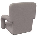 vidaXL Chaise de sol réglable avec accoudoir