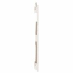 vidaXL Tête de lit murale Blanc 108x3x60 cm Bois massif de pin