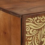vidaXL Buffet Marron 60 x 33.5 x 75 cm Bois de manguier massif