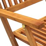 vidaXL Ensemble à manger de jardin pliable 5 Pièces Bois d'acacia solide