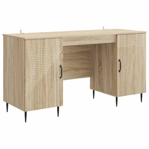 vidaXL Bureau Chêne Sonoma 142 5 x 50 x 75 cm Bois d'ingénierie