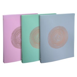 Classeur 4 Anneaux 15mm Polypropylène Recyclé Ellipse - A4 - Couleurs Assorties - Exacompta