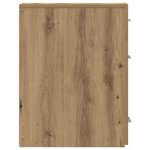 Armoire de pharmacie vidaXL en chêne fait main 20x45 5x60 cm en bois d'ingénierie