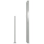vidaXL Auvent latéral rétractable de patio 170x300 cm Gris