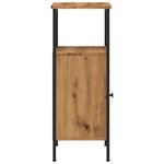 vidaXL Table de chevet chêne artisanal 41x31x80 cm bois d'ingénierie