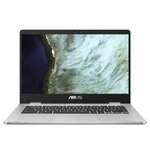 Ordinateur portable chromebook asus c423na-bv0051 - 14 hd - intel celeron n3350 - ram 4go - stockage 64go emmc - chrome os - azerty