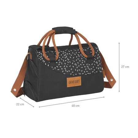 Badabulle sac langer pour b b pocketstyle beige et noir La Poste