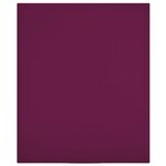 vidaXL Draps-housses Jersey 2 Pièces Bordeaux 90x200 cm Coton