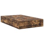 vidaXL Cadre de lit Chêne fumé 200 x 120 x 31 5 cm Bois d'ingénierie