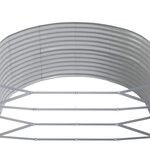 vidaXL Lit surélevé de jardin Anthracite Acier galvanisé