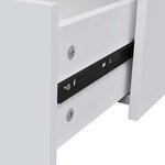 vidaXL Buffet avec 4 tiroirs 60x30 5x71 cm Blanc