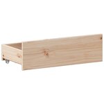 vidaXL Cadre de lit sans matelas avec tête de lit 180x200 cm bois pin