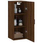 vidaXL Armoire murale chêne marron 34 5x34x90 cm