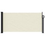 vidaXL Auvent latéral rétractable crème 100x500 cm