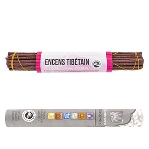 Encens tibétain Prière 35 bâtonnets + encens ayurvédique 14 bâtonnets