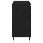 vidaXL Buffet Chêne noir 101 5 x 35 x 70 cm Bois d'ingénierie