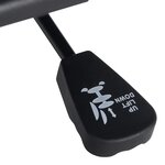 vidaXL Chaise pivotante de bureau Noir Tissu