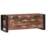 vidaXL Coffres de rangement 80x30x30cm en bois massif récupéré et métal