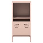vidaXL Buffet rose 35x39x73 5 cm acier laminé à froid