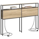 vidaXL Tête de lit de rangement Chêne sonoma 160 cm Bois d'ingénierie