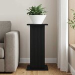 vidaXL Support de Plante Noir 30 5 x 30 x 60 5 cm Bois d'ingénierie
