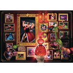 Puzzle 1000 p - la reine de coeur (collection disney villainous)