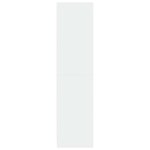 vidaXL Garde-robe Blanc 30x50x200 cm Bois d'ingénierie