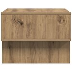 vidaXL Table basse Chêne artisanal 48 x 46 x 35 cm Bois d'ingénierie