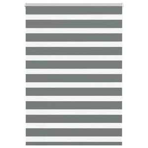 vidaXL Store zèbre gris foncé largeur du tissu 105 9 cm polyester