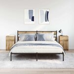 vidaXL Tables de chevet 2 Pièces chêne artisanal 39x35x65 cm