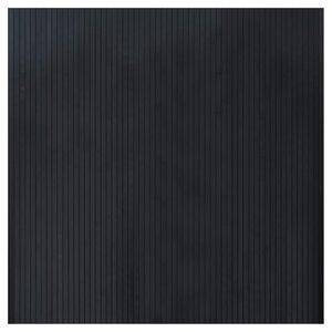 vidaXL Tapis rectangulaire noir 100x100 cm bambou