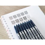 Feutre fin de précision 1880 noir (0.3) 0 35 mm x 10 EDDING