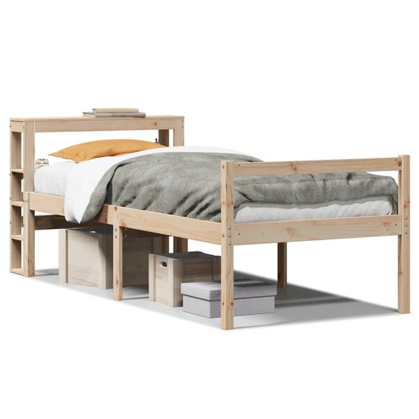 vidaXL Lit pour personne âgée avec tête de lit sans matelas 90x190 cm