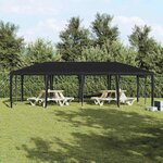 vidaXL Tente de fête Anthracite et blanc 800 x 400 x 266 cm