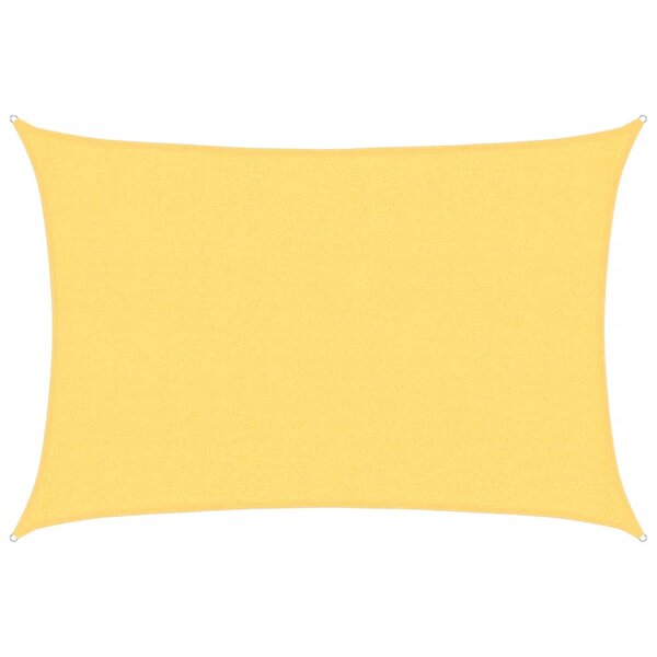 vidaXL Voile d'ombrage 160 g/m² Beige 2 5x3 5 m PEHD