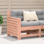 vidaXL Canapé de jardin accoudoir avec coussin bois massif douglas