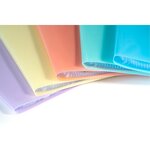 Protège-documents En Polypropylène Semi Rigide Chromaline Pastel 80 Vues - A4 - Jaune - X 10 - Exacompta