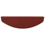 vidaXL Tapis d'escalier auto-adhésifs 15 Pièces Rouge 80 x 28 x 3 5 cm