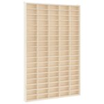 vidaXL Vitrine de collection en bois avec 90 compartiments 50 5 x 4 5 x 79 cm