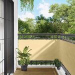 vidaXL Écran de balcon 75 x 200 cm Oxford alu enduit de PU