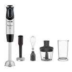 Moulinex dd65h810 mixeur plongeant quickchef 4 en 1 mini hachoir batteur pied purée 10 vitesses 1000w