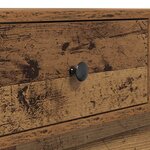 vidaXL Table basse Bois ancien 90 x 90 x 28 cm Bois d'ingénierie