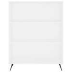 vidaXL Bibliothèque blanc 69 5x32 5x90 cm bois d'ingénierie