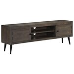 vidaXL Meuble TV Bois massif de manguier 140 x 30 x 45 cm