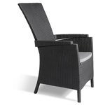 Keter Chaise inclinable de jardin Vermont Graphite 238452