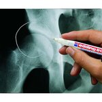 Marqueur Spécial Radiologie 8010 Blanc Pointe Fine 0 8 mm x 10 EDDING
