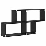 vidaXL Étagère Murale Chêne noir 100 x 20 x 53 cm Bois d'ingénierie