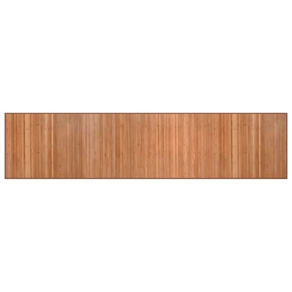 vidaXL Tapis rectangulaire naturel 70x300 cm bambou