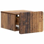 vidaXL Cabinet de chevet mural Bois ancien 33 x 34 5 x 24 cm