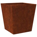 vidaXL Jardinière 40x40x40 cm acier résistant aux intempéries
